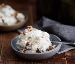 Chai Ice Cream With Chai Spiced Nuts